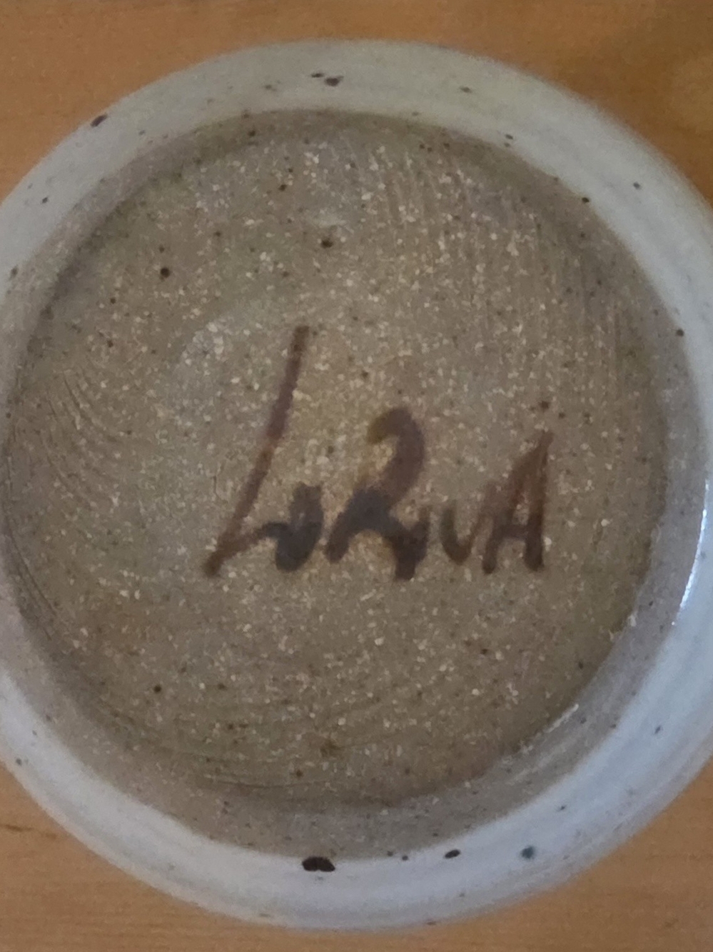 Handmade Ceramic Honey Pot with Lid - Cream Glaze - Picture 10 of 10